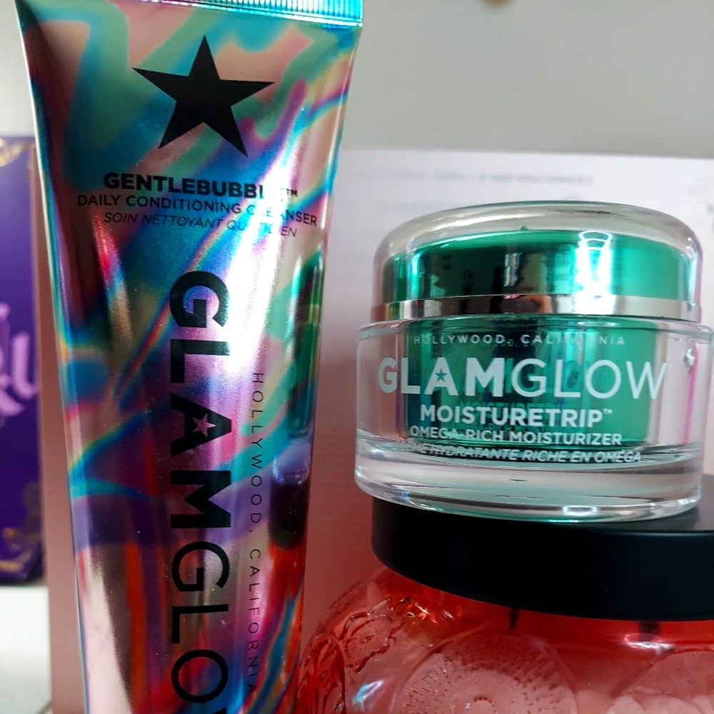 Glamglow cleanser and moisturizer